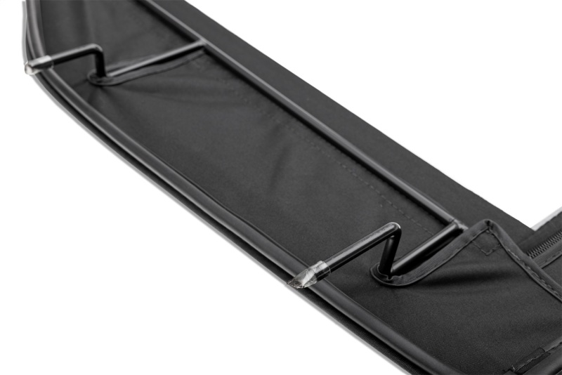 Jeep Wrangler TJ Soft Top - Rugged Ridge - Complete w/Half Frame, Tinted Windows, Black Diamond Fabric - Black - `97-`06